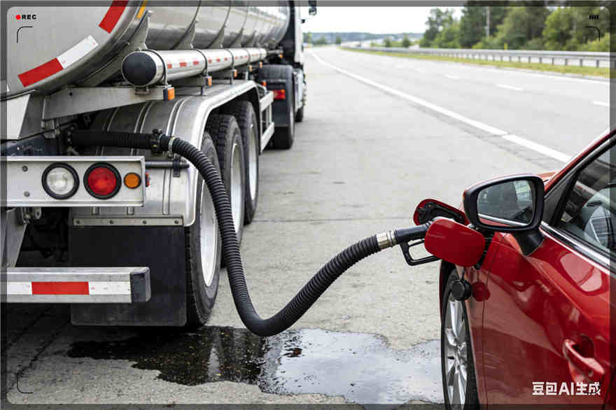 前进区汽车救援送水案例